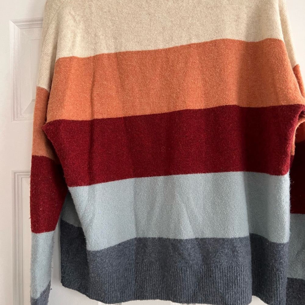 Madewell Multi Color Block Crewneck Sweater - image 5